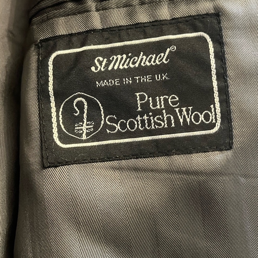 St. Michael Harris Tweed Men's Blazer 42L - Picture 5 of 7